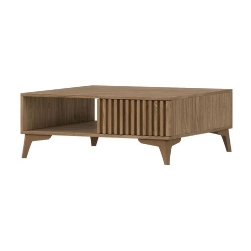 Table Basse Style Contemporain 80 Cm Bois