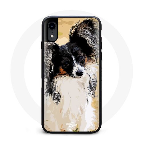 Coque Iphone X Chien Epagneul Nain Continental