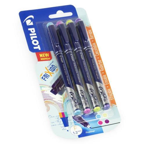 Pilot Frixion Fineliner Pen Color Pack 3131910539759 Feutre D4ecriture Effa9able Lot De 4 Stylo Art Bureau Scolaire Ecole Commerce Set F 1,3mm Comasound Kartel Csk Online