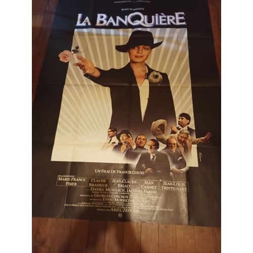 Affiche De Film - La Banquière / Romy Schneider - 120x160 Cms