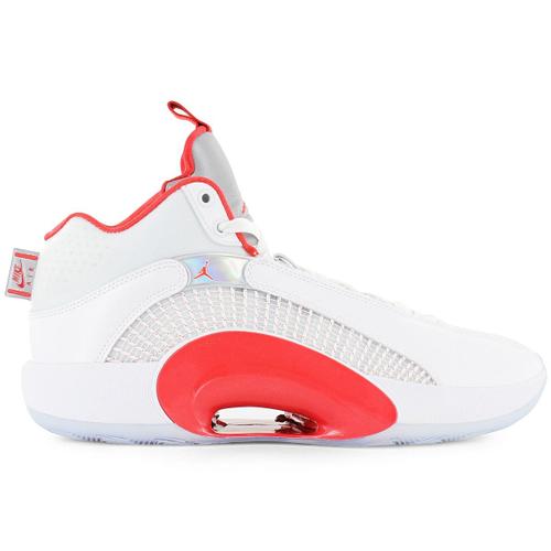 Air Jordan 35 Xxxv Hommes Chaussures De Basket-ball Blanc-rouge Cq4227-100