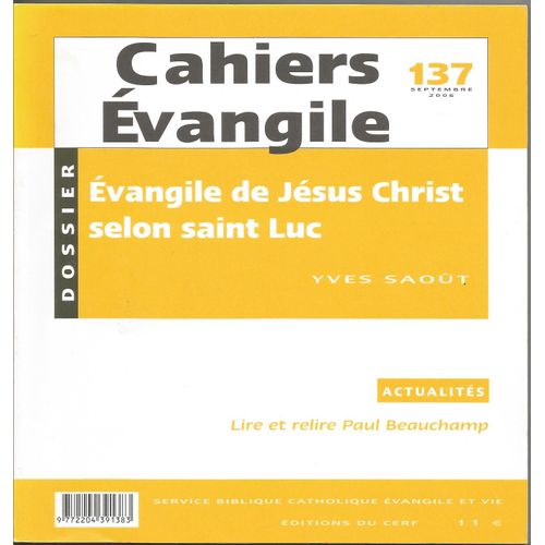 Cahiers Evangile 137