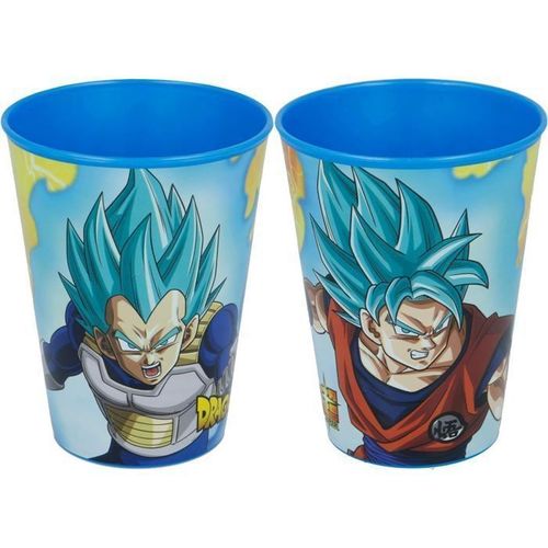 2 Verres / Gobelets Melamine Dragon Ball Z 260 Ml
