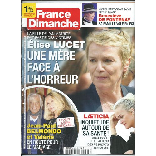 France Dimanche 24/01/2020 Élise Lucet, J-P Belmondo, Lara Fabian, Pascal Danel, Céline Dion, Geneviève De Fontenay, Chantal Ladesou, Vincent Lagaf', Valérie Lemercier, Paul Bocuse, Grégory Lemarchal