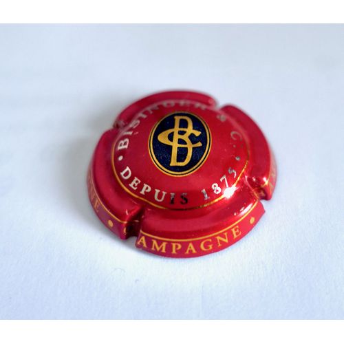 Capsule De Champagne Bisinger Depuis 1875. Rouge Noir Et Or