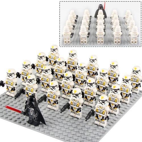 21 Pièces Star War Mini Figurine Action Soldat 212 Commando De La République Légion Anakin Skywalker/Dark Vador 4,5 Cm Briques Poupée Jouet Pour Enfant