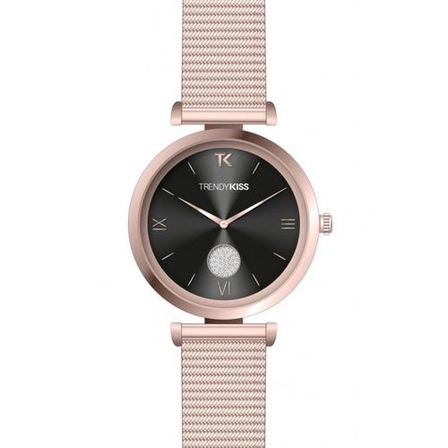 Montre Trendy Kiss Femme Leonie Métal Acier Doré Rose Tmrg10139-02