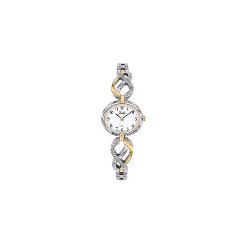 Joalia Montre Femme Acier Bicolore Et Strass 634051