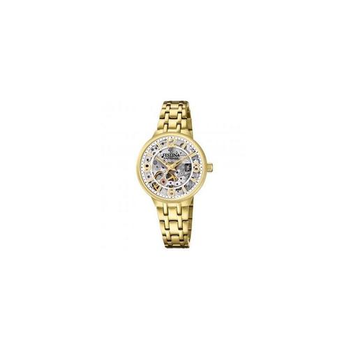 Festina Automatico Montre Femme Automatique Acier Doré F20617/1