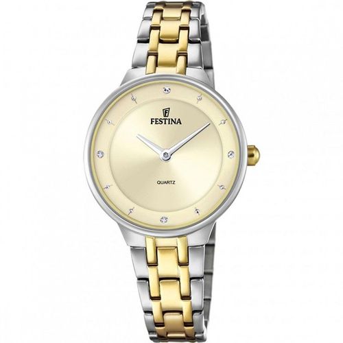Festina Mademoiselle Collection Montre Femme Acier Bicolore F20625/2