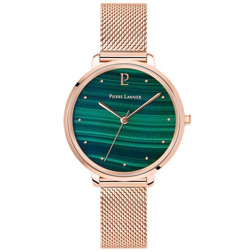 Pierre Lannier Elara Montre Femme Acier Doré Rose Milanais 028k978