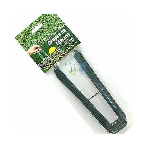Agrafes De Jardin, Gazon Artificiel, Piquets De Fixation Pour Les Filets, Clous Métalliques Galvanisés (Pack 50)