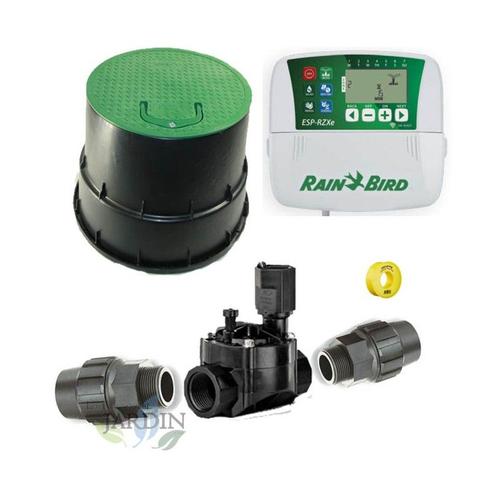 Kit d'arrosage automatique professionnel Rain Bird 1 zone 24v pour tuyaux de 32mm