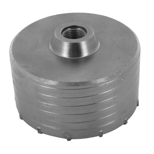 SCIE CLOCHE TREPAN TCT DE 125 MM TRANCHANTS EN CARBURE 1/2 BSP