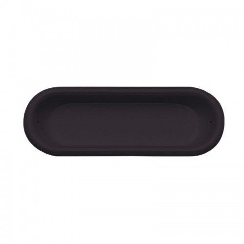 Poignée cuvette - plastique - noir - 82x29 mm CADAP