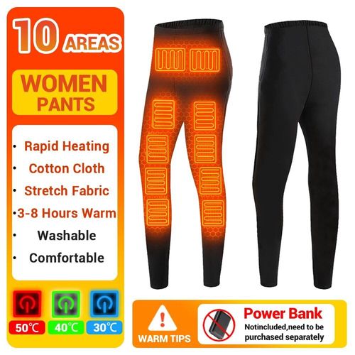 Pyjama Chauffant Électrique Pour Hommes Et Femmes,Sous-Vêtement Métropolitain,Économie Doublés De Zone Usb 6-22,Vêtements Thermiques Pour Personnes Âgées D'âge Moyen,Hiver