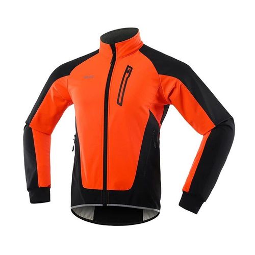 Arsuxeo-Veste De Cyclisme Thermique Pour Homme,Coupe-Vent,Sourire,Respirant,Imperméable,Moulage,Respirant,Vtt,Vélo,Vêtements Chauds,Hiver