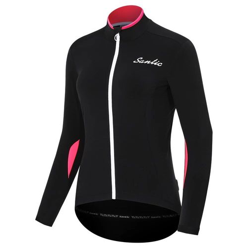 Santic-Veste De Cyclisme Thermique À Manches Sulfpour Femme,Coupe-Vent De Vélo Vtt,Vêtement En Jersey De Montagne Casting,Hiver