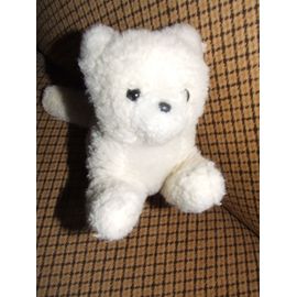 Chat Boulgom Ancien Vintage Blanc 