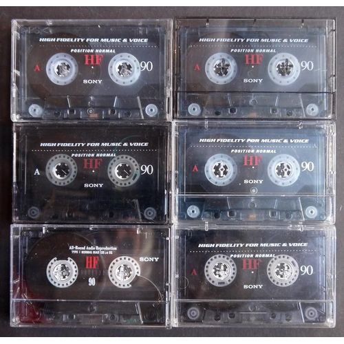 Lot de 6 K7 audio Sony HF 90 utilisées