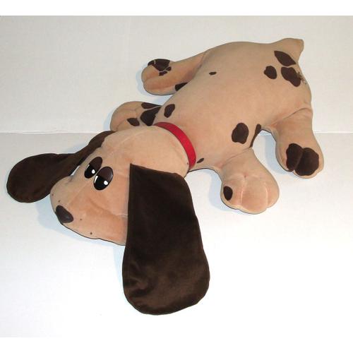 Peluche Pitou Chien Marron Clair Marron Vintage Vulli Jouet - Doudou Chien A Plat Pound Puppies 61 Cm