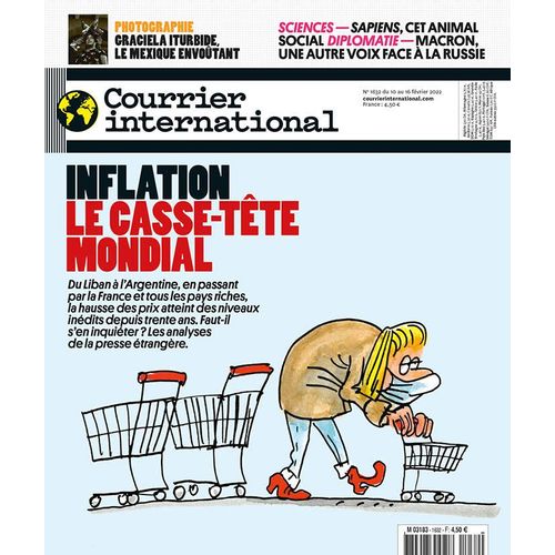 Courrier International  1632  Inflation  Casse Tete Mondial