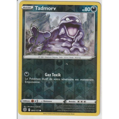 Carte Pokemon - Tadmorv - 084/172 - Reverse - Épée Et Bouclier 9 - Stars Etincelantes - Eb9 - Vf
