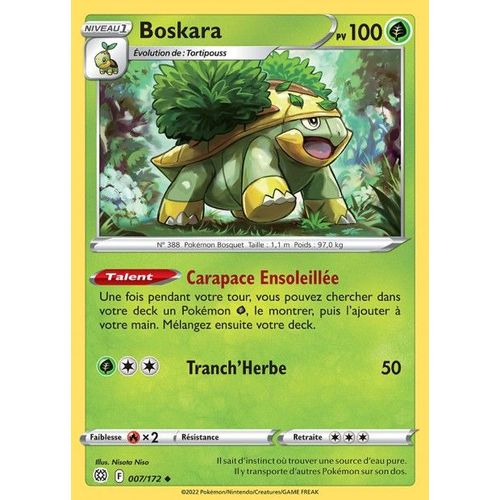 Carte Pokemon - Boskara - 007/172 - Épée Et Bouclier 9 - Stars Etincelantes - Eb9 - Vf