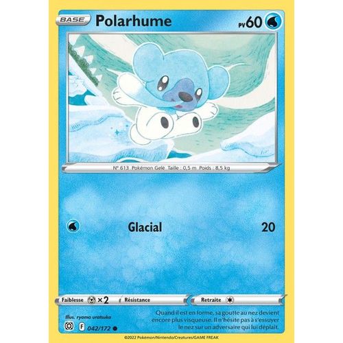 Carte Pokemon - Polarhume - 042/172 - Épée Et Bouclier 9 - Stars Etincelantes - Eb9 - Vf