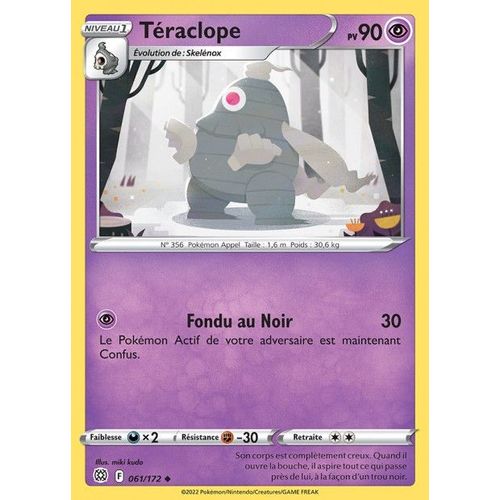 Carte Pokemon - Téraclope - 061/172 - Épée Et Bouclier 9 - Stars Etincelantes - Eb9 - Vf