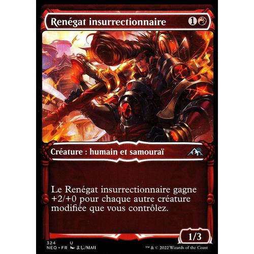 Renégat Insurrectionnaire - Magic - Kamigawa La Dynastie Néon - U - 324 - Visuel Alternatif