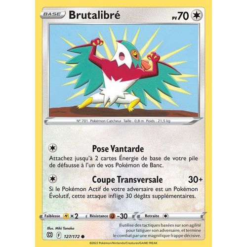 Carte Pokemon - Brutalibré - 127/172 - Épée Et Bouclier 9 - Stars Etincelantes - Eb9 - Vf