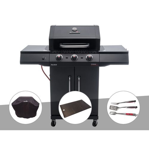 Barbecue ? gaz Char-Broil Performance CORE B3 + Housse de protection + Plancha + Kit 3 ustensiles