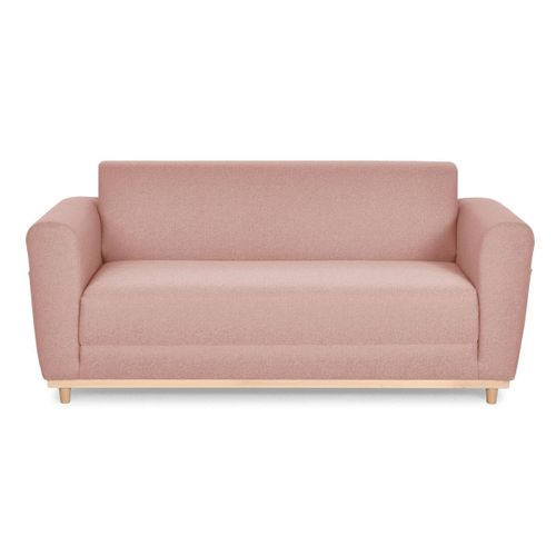 Canapé Droit Convertible Déplimousse Pigalle Rose