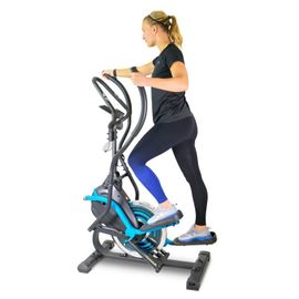 Vélo Elliptique Super Smart Bike Cross Trainer - 8 Niveaux De Résistance Magnétique - Roue Inertie 7kg, Ecran D'entraînement