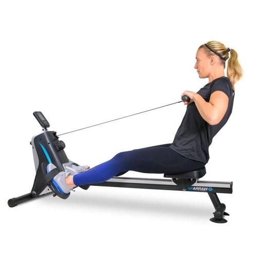 Rameur D'appartement Super Rower R?Sistance Magn?Tique R?Glable 8 Niveaux, Roue D'inertie 1.5 Kg