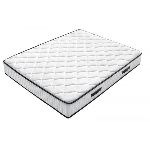 Ensemble Matelas 30 Cm 1254 Ressorts Ensachés + Mémoire De Forme + Sommier Kit Gris 140x190