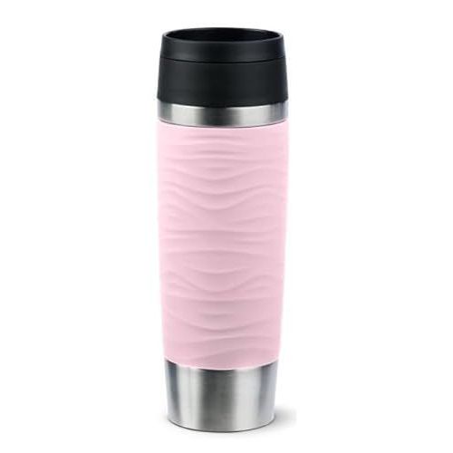 Travel Mug Waves Grande Thermobecher (hellrosa/edelstahl, 0,5 Liter)