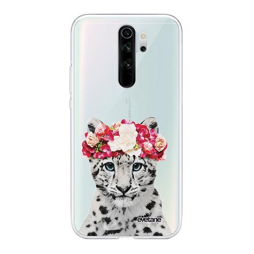 Coque Xiaomi Redmi Note 8 Pro 360 Intégrale Transparente Leopard Couronne Tendance Evetane.