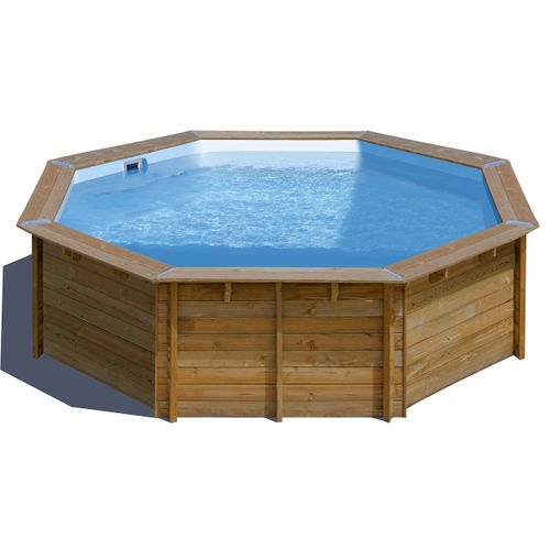 Piscine bois Violette Ø 5,00 x 1,27 m - Gré