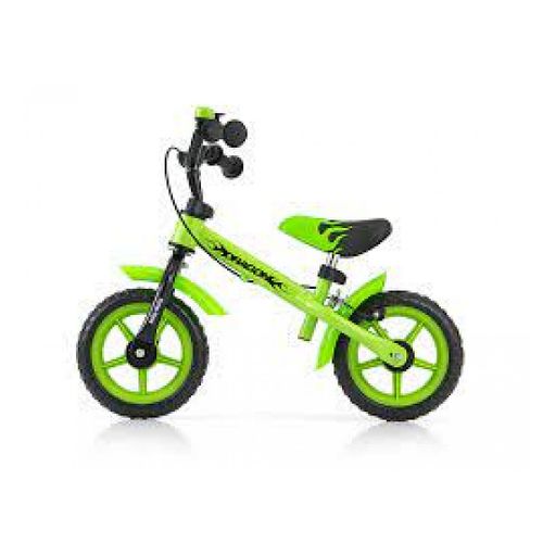 Balance Bike Dragon Avec Frein Vert