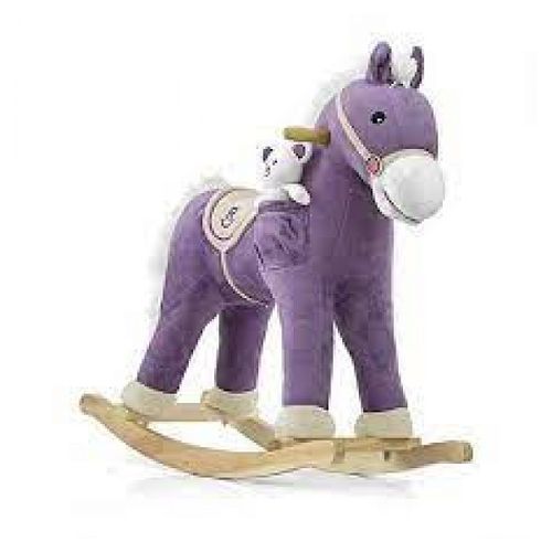Cheval À Bascule Poney Violet