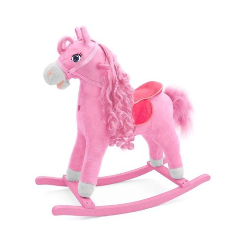 Cheval À Bascule Rose Princesse