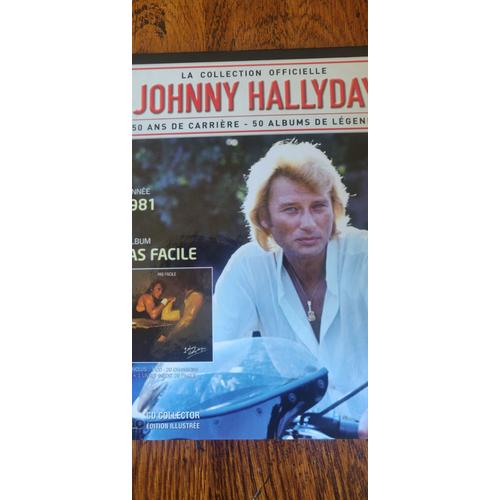 La Collection Officielle Johnny Hallyday Pas Facile 1981