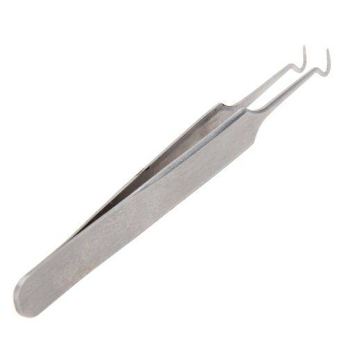 Pince À Épiler En Acier Inoxydable, Dissolvant D'acné, Aiguille, Points Noirs, Pince À Épiler, Soin Du Visage, Nettoyeur Du Visage, Double Curseur, Pince Médicale, 1 Pièce 