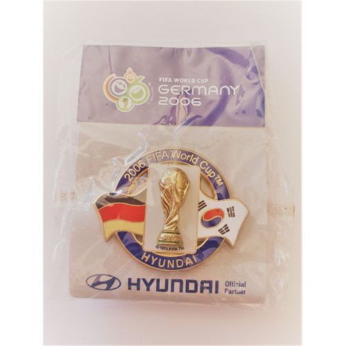 Pins Coupe Du Monde De Football Allemagne 2006 Fifa World Cup Hyundai Sponsor / Double Attache
