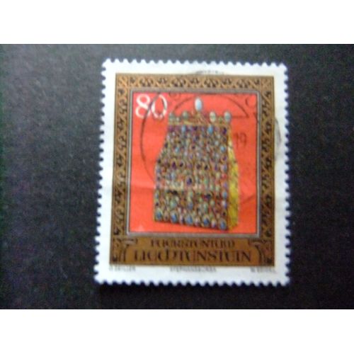 Liechtenstein 1977 Bourse De Saint Etienne Yvert 619 Fu