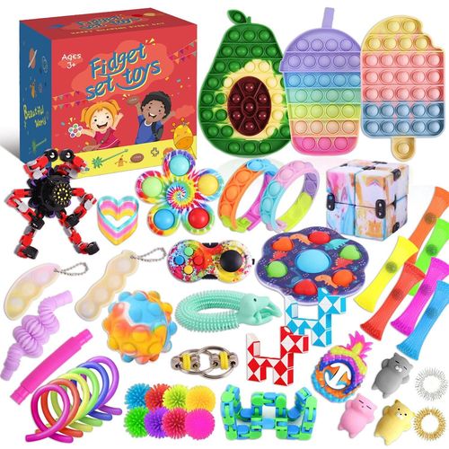 Ensemble De Jouets Anti-Stress Pour La Maison, L'École, Le Bureau, Les Parents Et Les Enfants