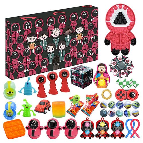 Jeu De Calmar En Silicone, Cadeau De Noël, Décompression Sensorielle, Puzzle De Bureau, Jouet Anti-Stress Pour Adultes