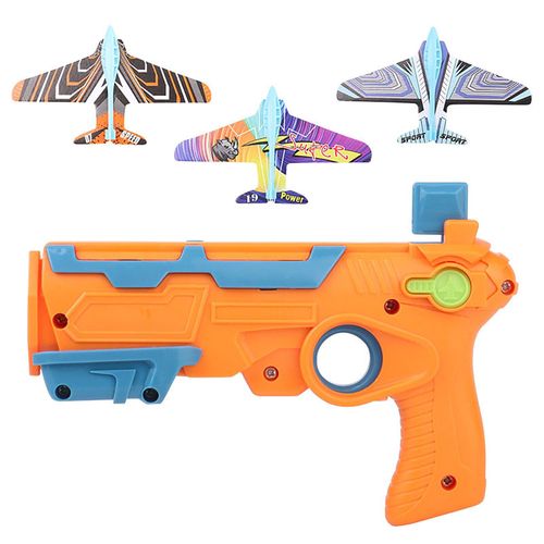 Lanceur D'Avion À Bulles, Jeu De Tir, Pistolet À Catapulte, Jouets De Sport De Plein Air, Avion Pour Enfants